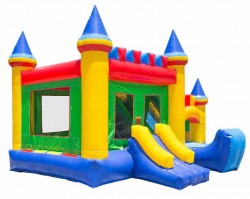 Bouncing Castle Kingdom With Slide 16 x 17 (Dry Only)