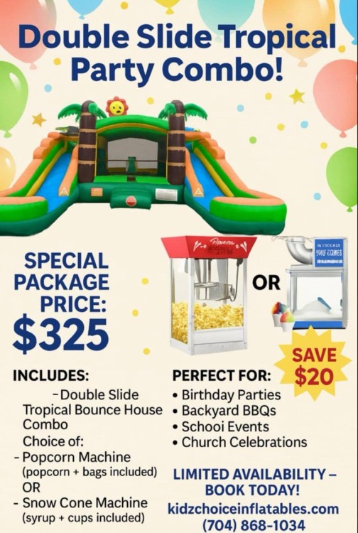 Double Slide Tropical Snack Package