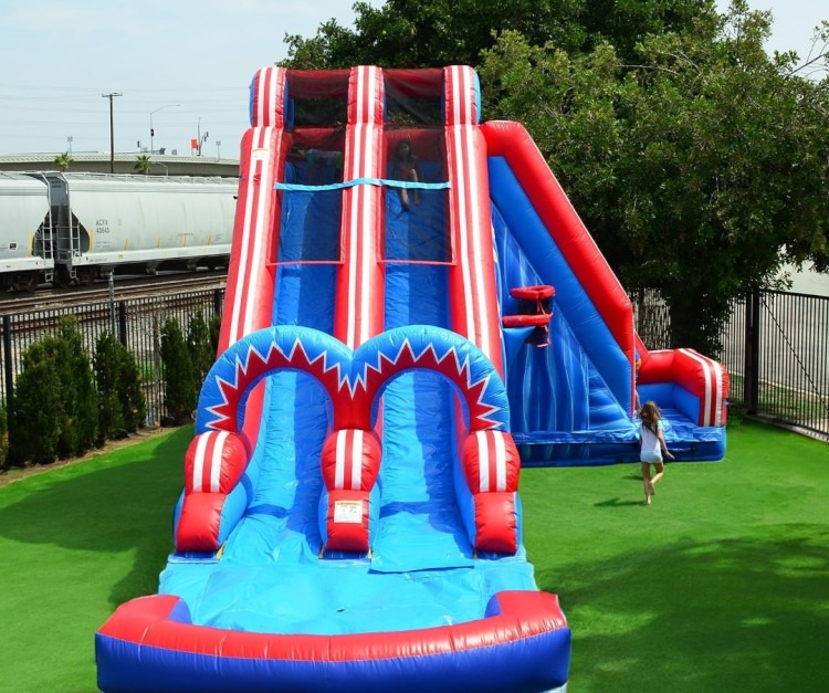 Flash Dual Lane Waterslide (Wet/Dry)
