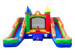 Screenshot 20260305 131543 Chrome 1772736328 Rainbow Double Slide Bounce House Combo (Wet or Dry)